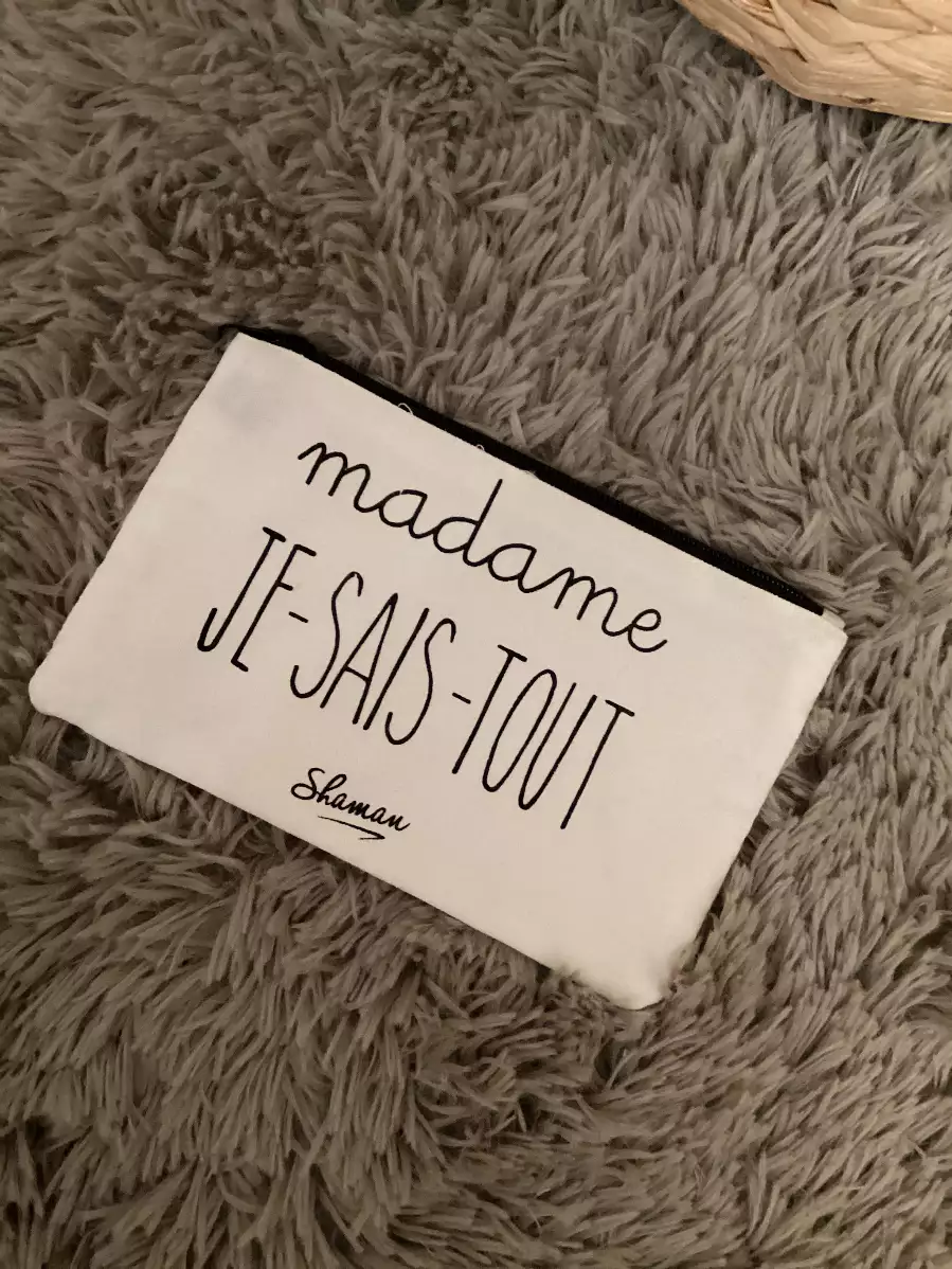 Pochette Madame je sais tout